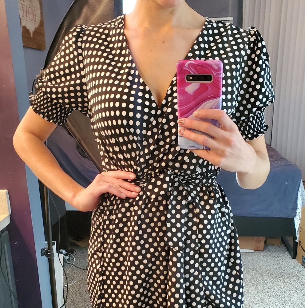 Polka dott dress